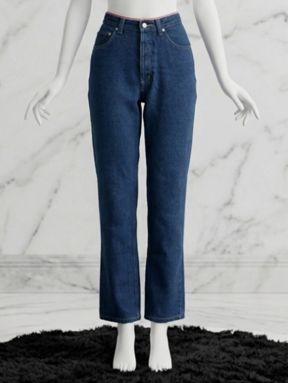 90s Vintage Xhilaration Mom Jeans Size 3 100% Cotton Fly Button High Waisted